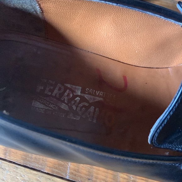 Salvatore Ferragamo Black Leather Loafers - Picture 7 of 16